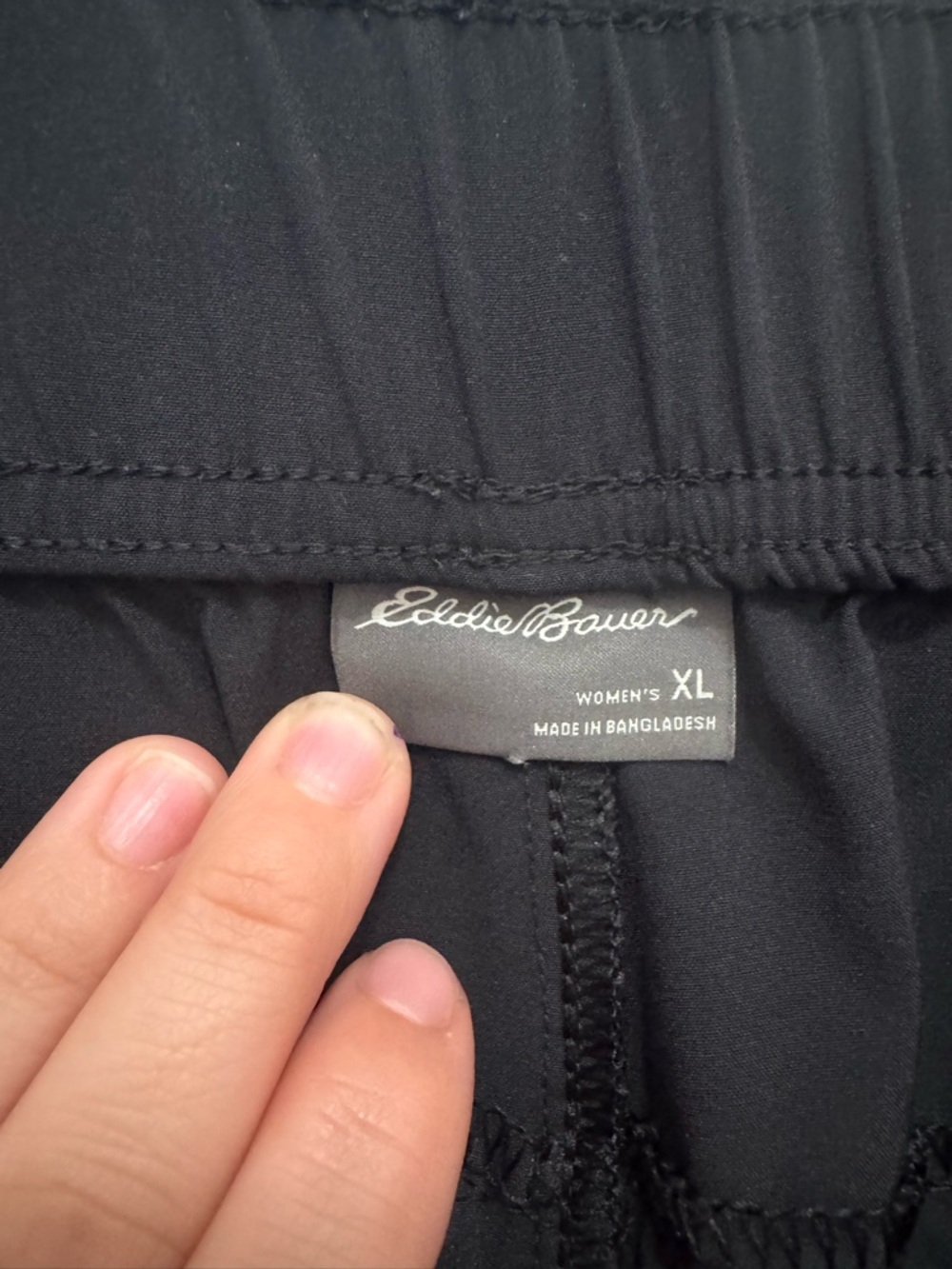 Eddie Bauer Black Straight-Leg Pull-On Pants - Picture 13 of 13